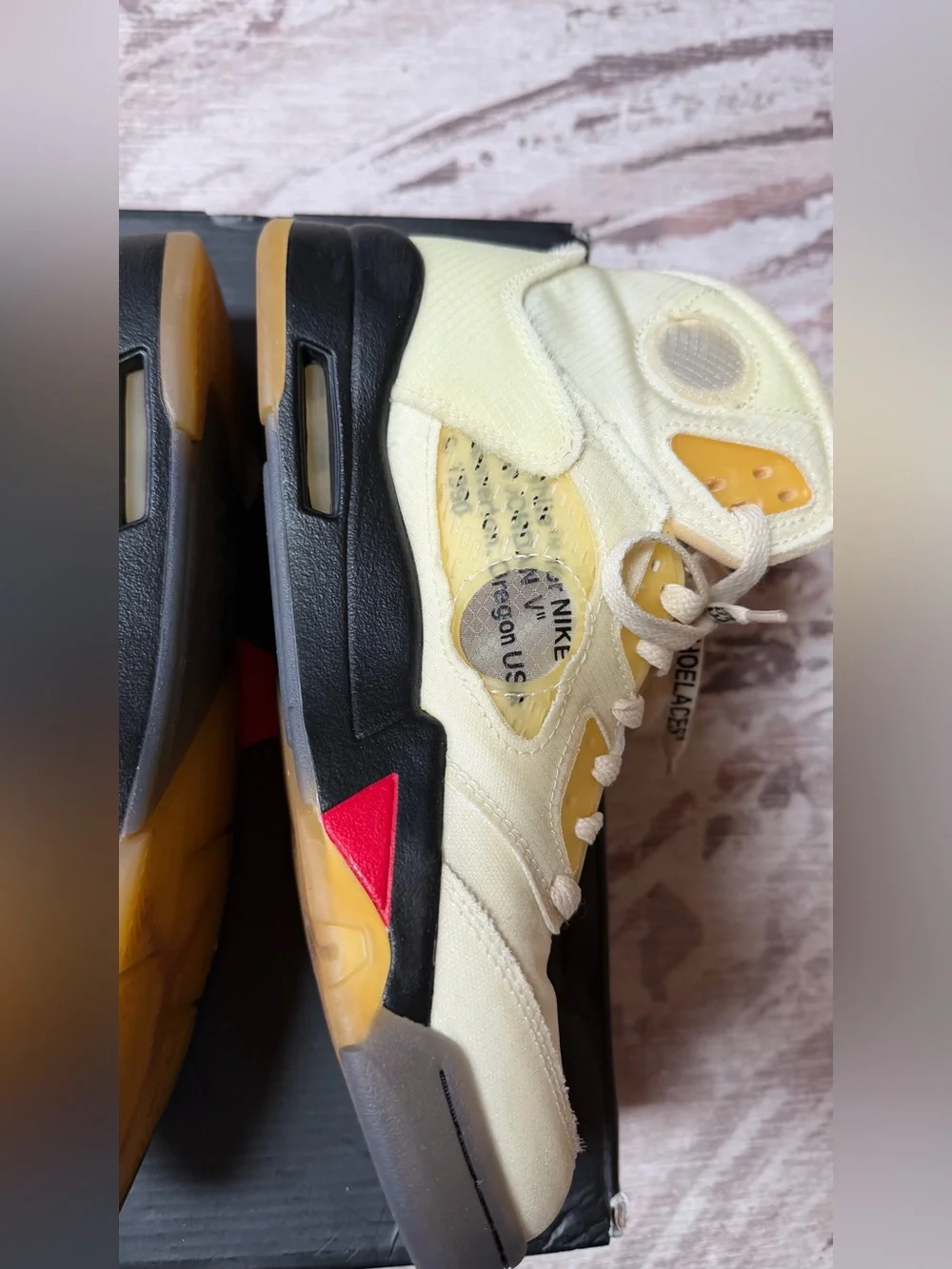 Air Jordan 1 Off-White Sail Size 7.5 🛑Rare🛑
